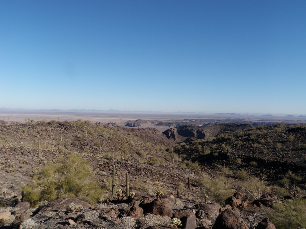 Looking from the Crater Range high point