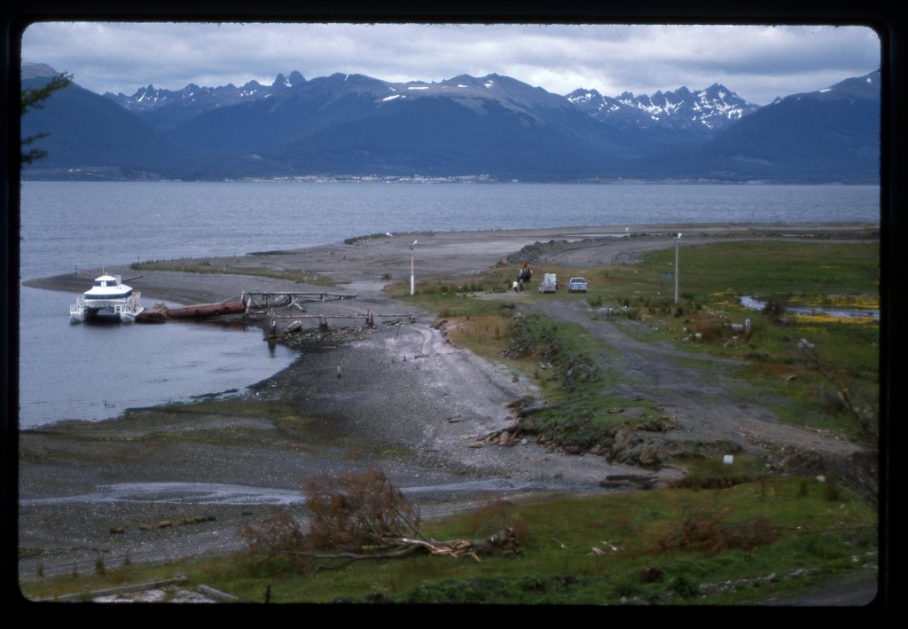 Looking across Beagle Channel to Puerto Williams