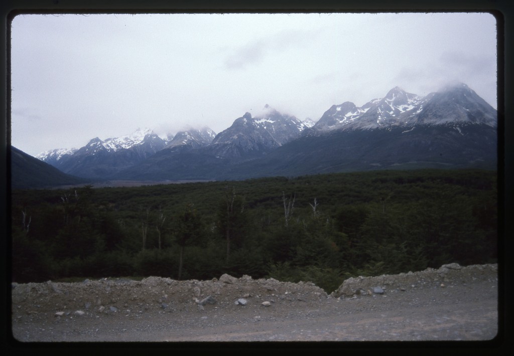 Looking west from Ruta 3 to Valle Carbajal