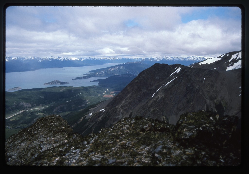 Looking west along Beagle Channel