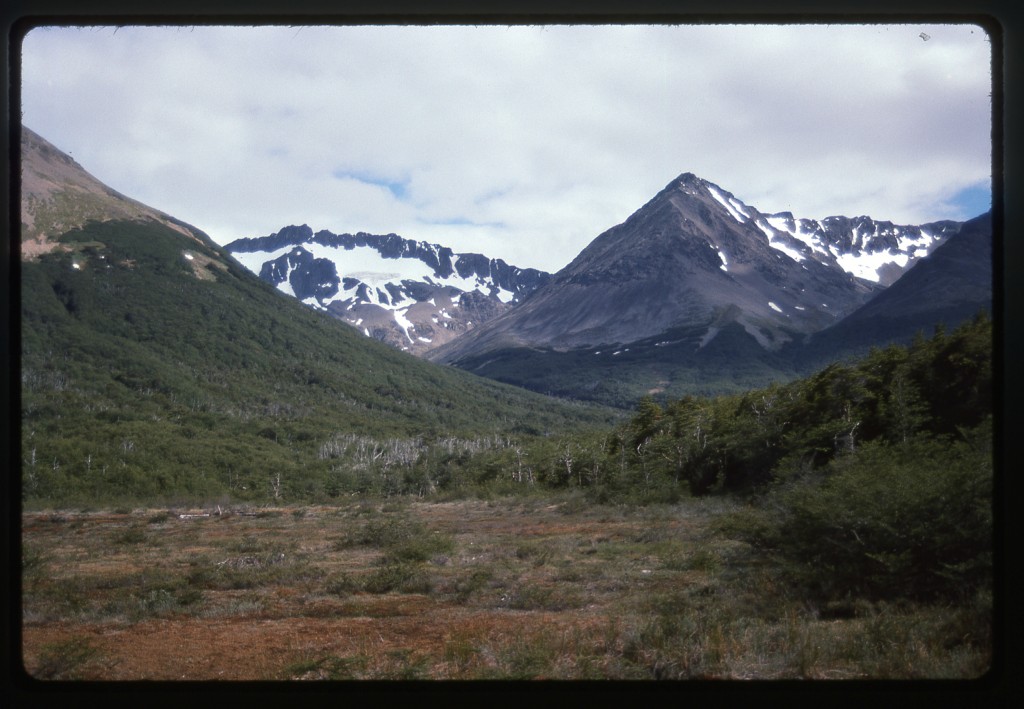 Looking north to the Martial Glacier