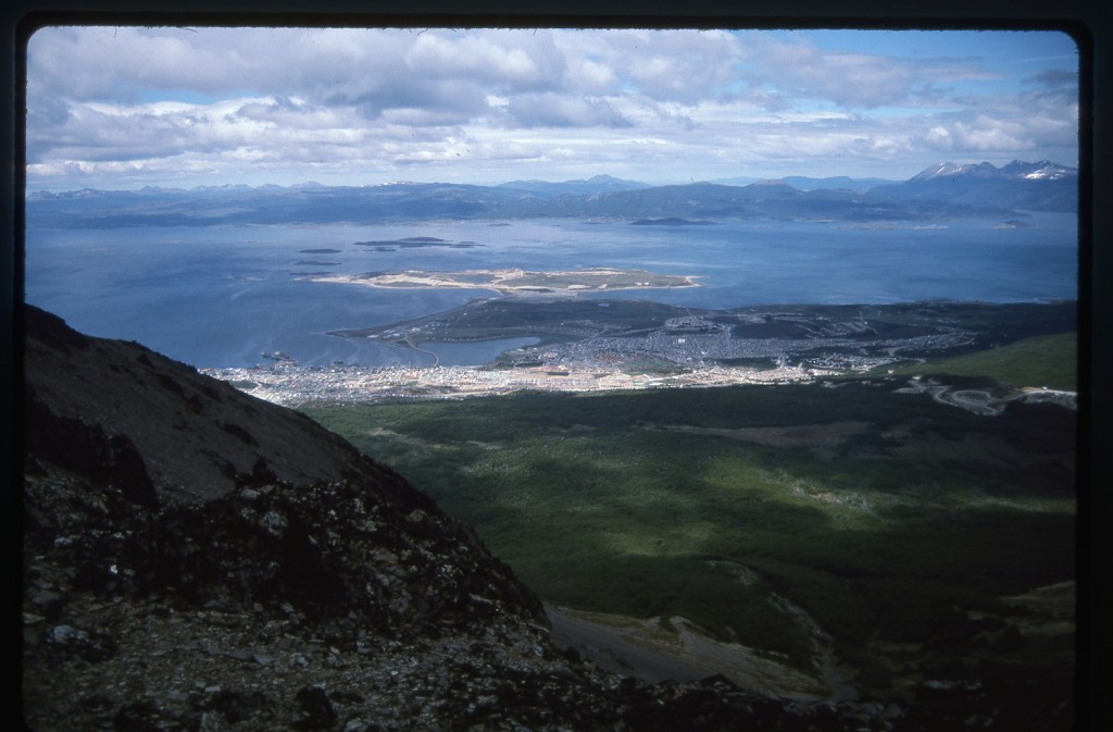 Looking south over the city