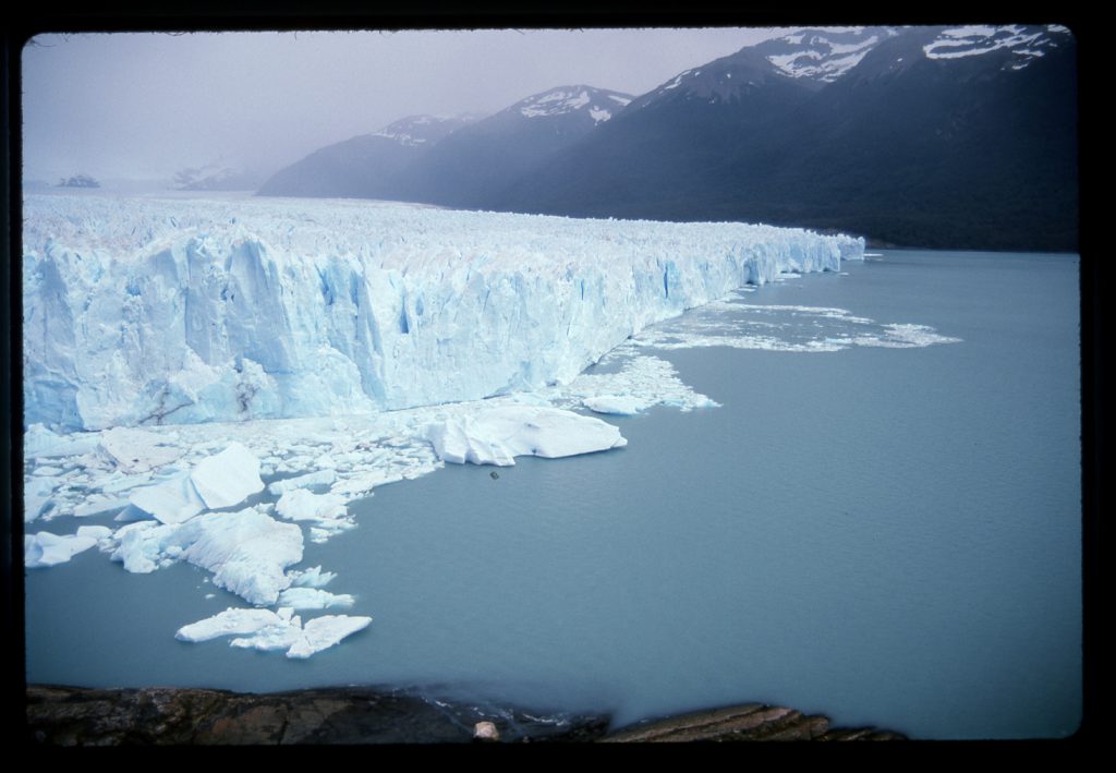The north side of the glacier.