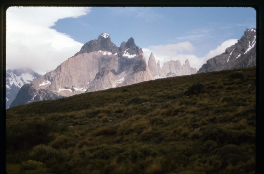 Looking northwest to Cerro Paine Grande, elevation 10,657'