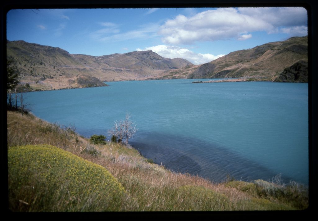 Looking southeast down the Rio Paine