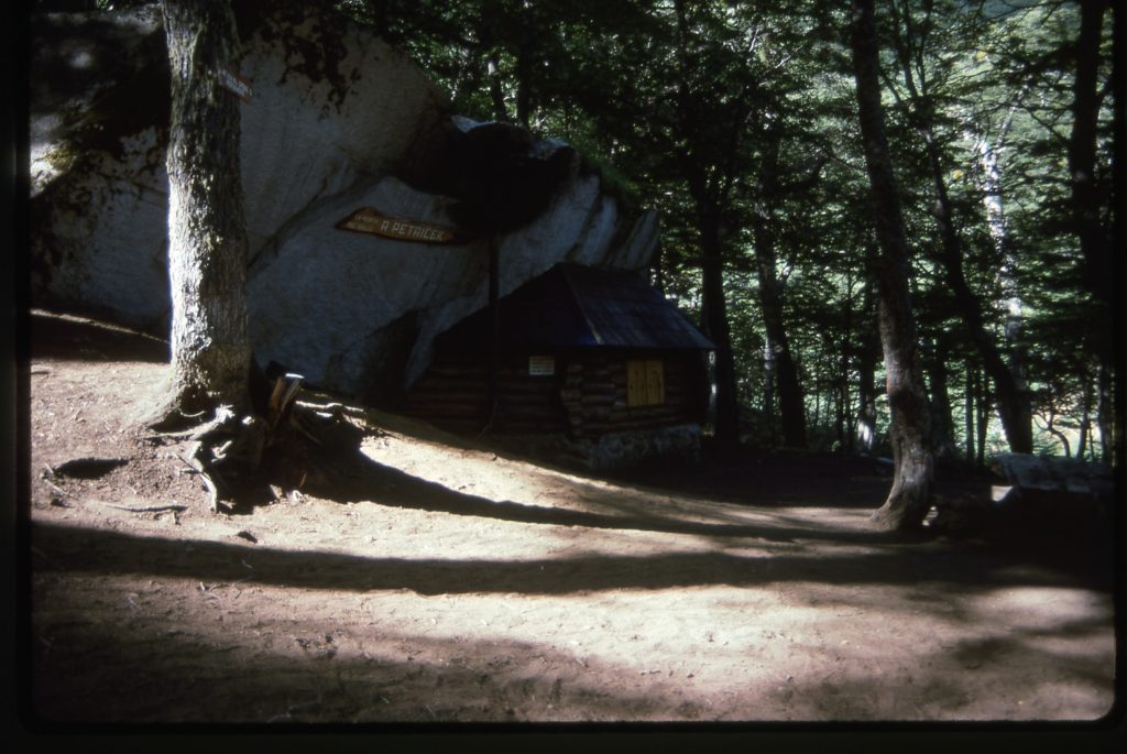 Refugio Petricek in the forest south of Bariloche