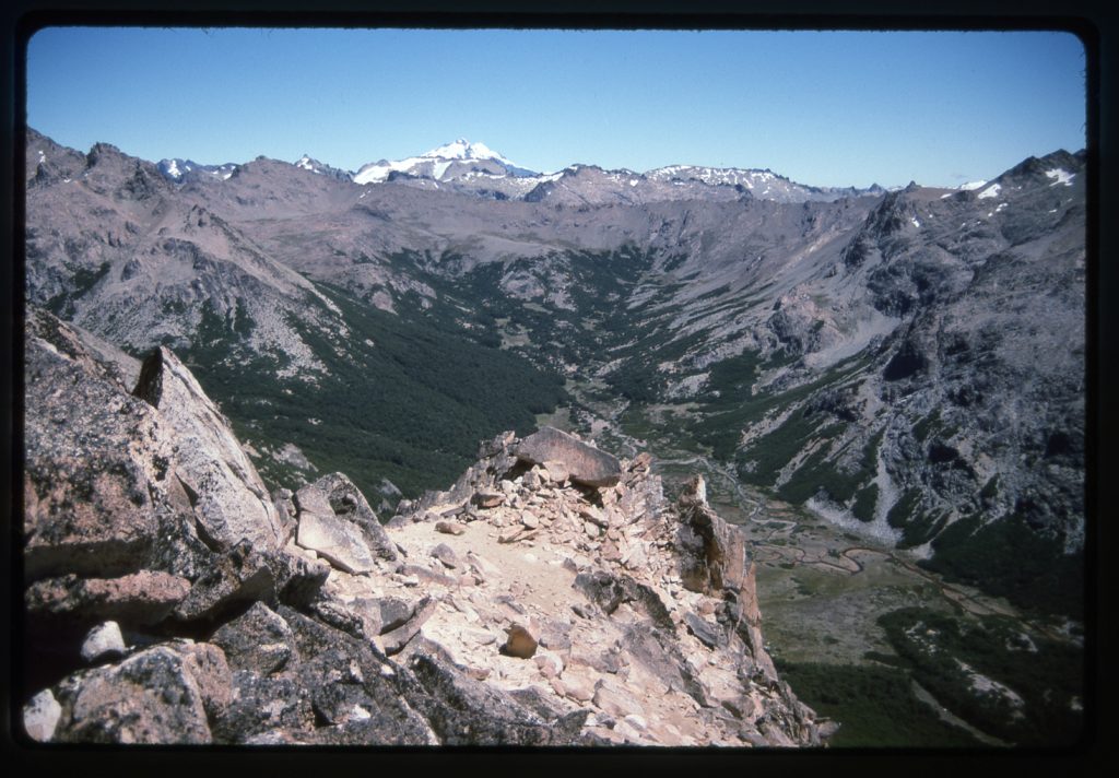 Looking west to Tronador