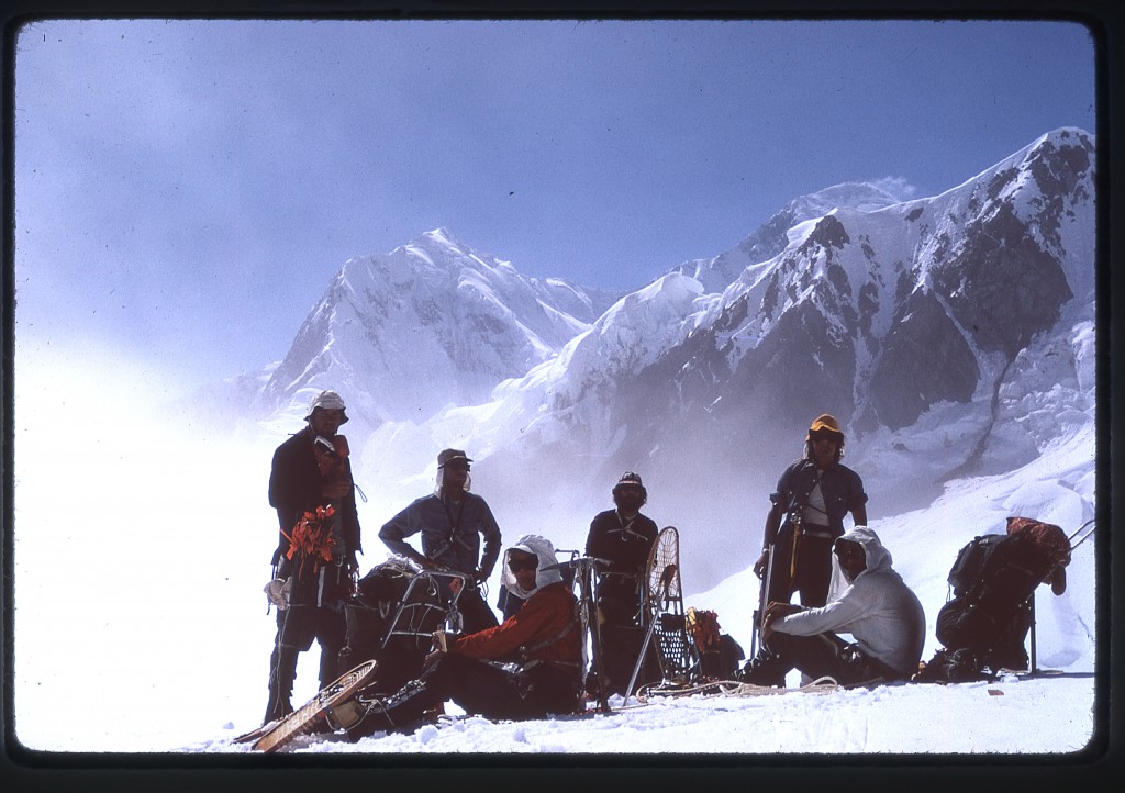 A lunch break near Camp Two