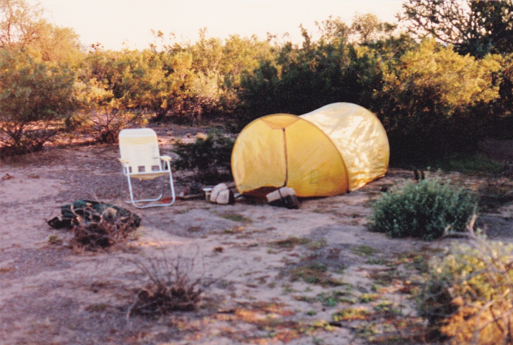 My campsite near Border Monument 162