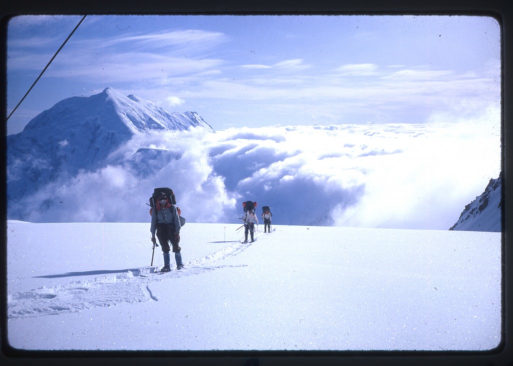 Approaching Camp Two with Foraker in the background