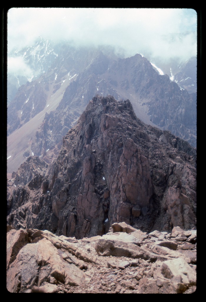 Looking from to Cerro Iluso