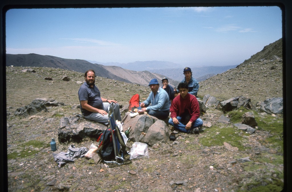 The picnic at La Vega at around 11,000 feet