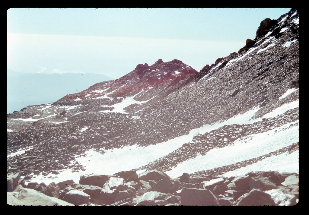 Looking from Lomas Amarillas back to Franke