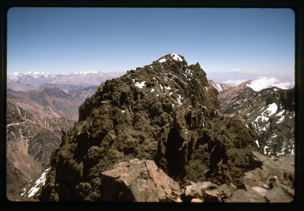 The summit ridge of Vallecitos, 18,866 feet
