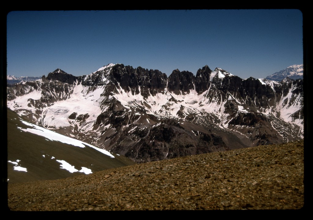 Looking west across the Quebrada de la Jaula