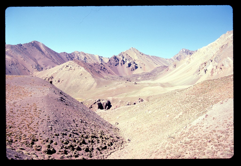 Looking south from La Confluencia