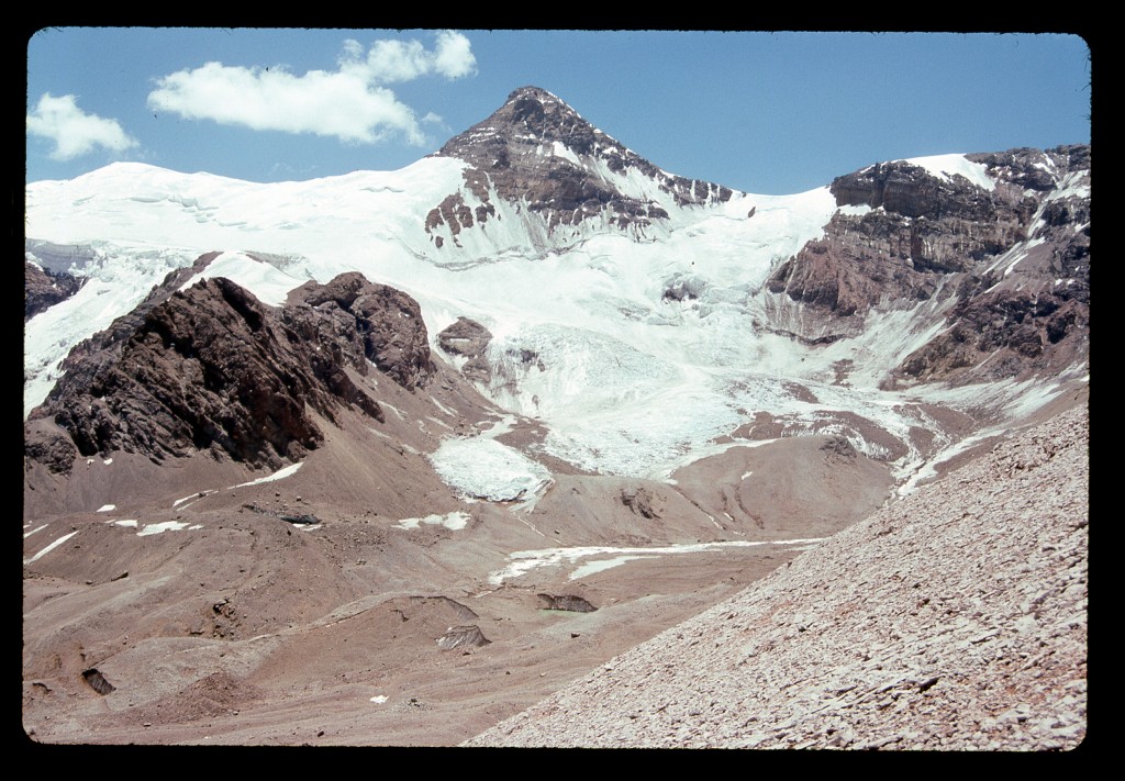 Looking north to Cerro Cuerno, elevation 17,921'