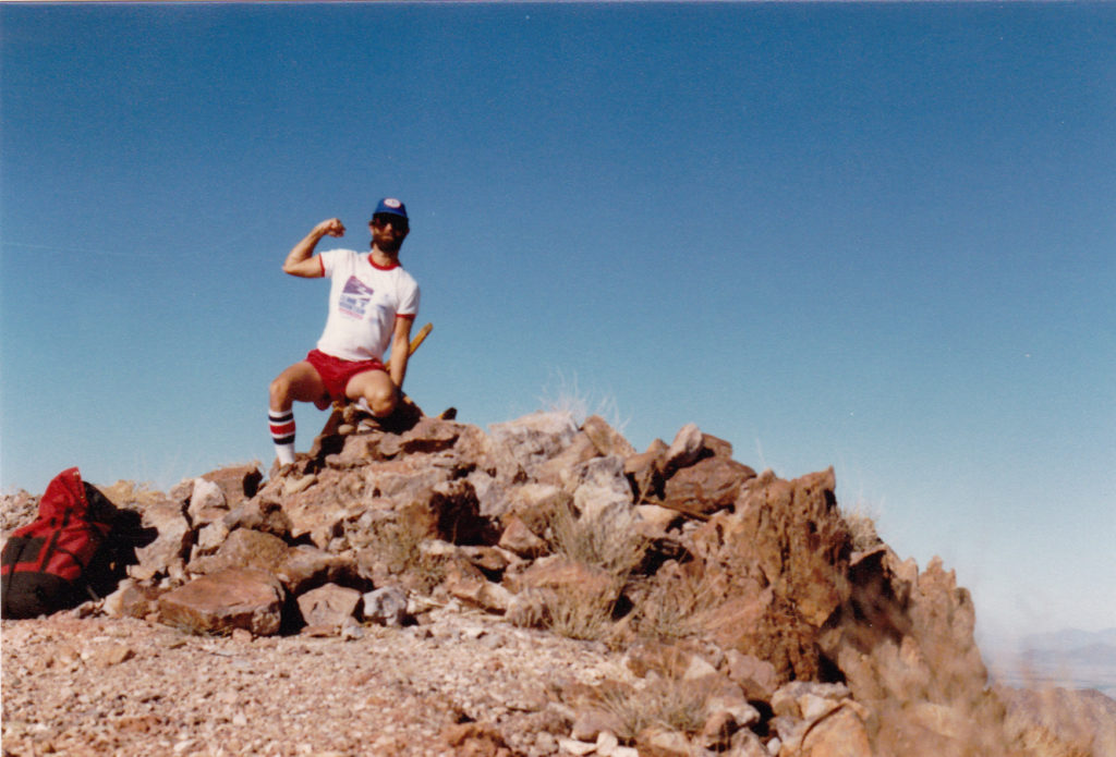 The summit of Mohave Peak