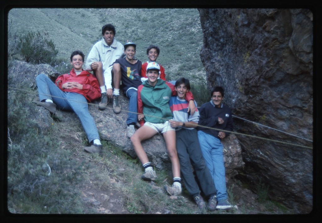 The young group at the Piedra Grande campsite