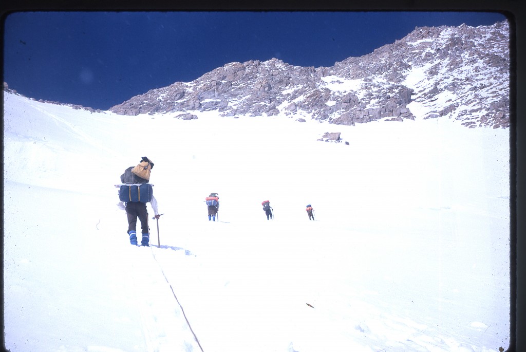 Above Camp Two towards the top of the West Buttress