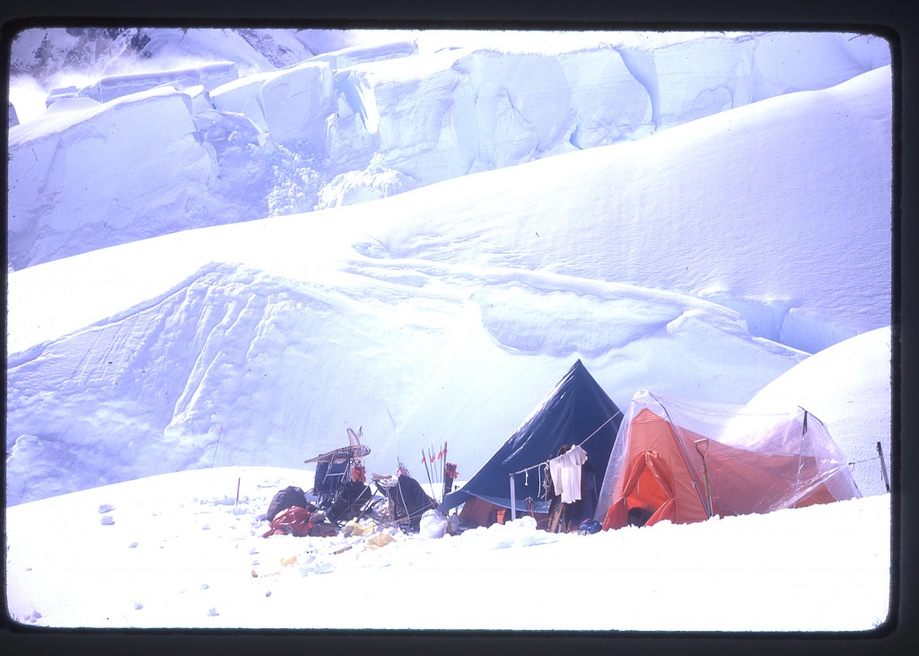 Camp Three in the third icefall
