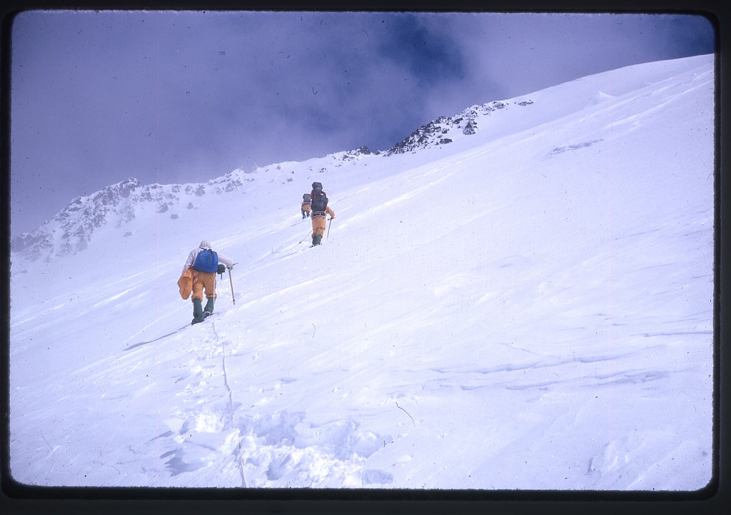 18 climbing to ridge above Denali Pass