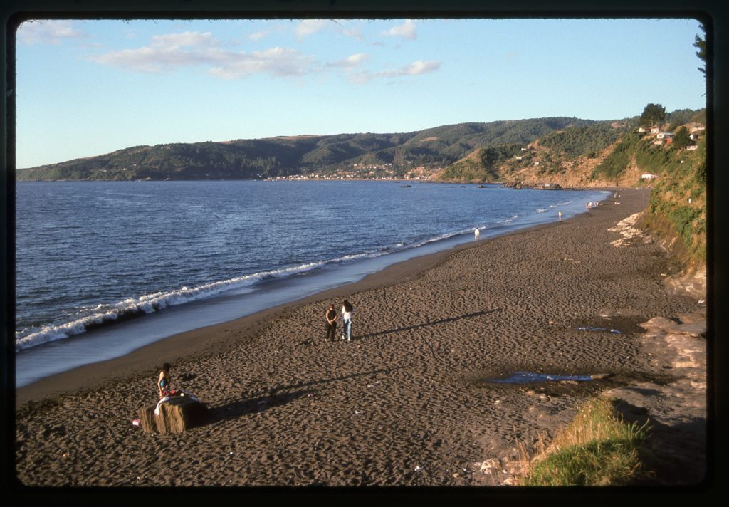 The Pacific Ocean at Niebla, Chile