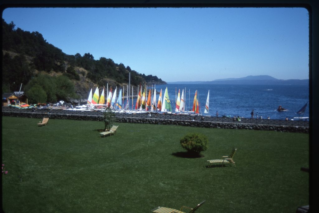 Windsurfing on Lago Villarica