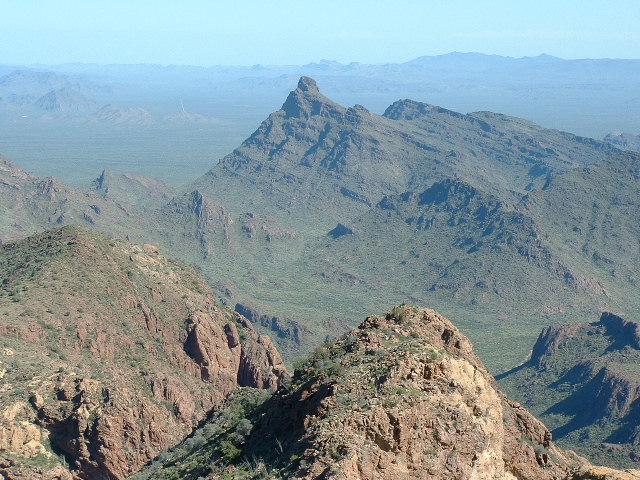 Looking north to Peak 4088