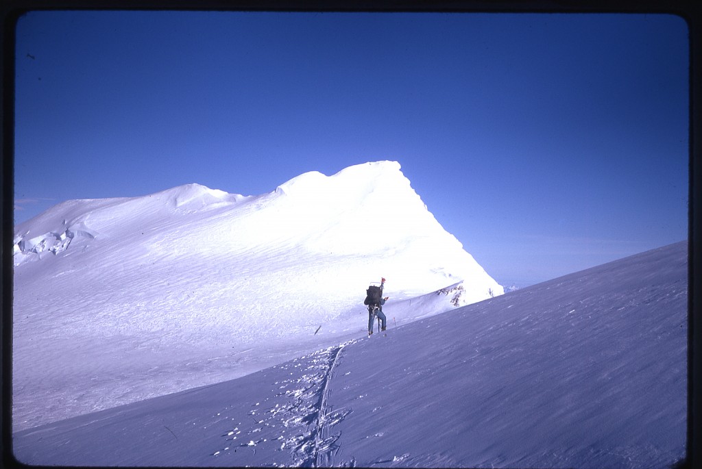 Approaching the summit