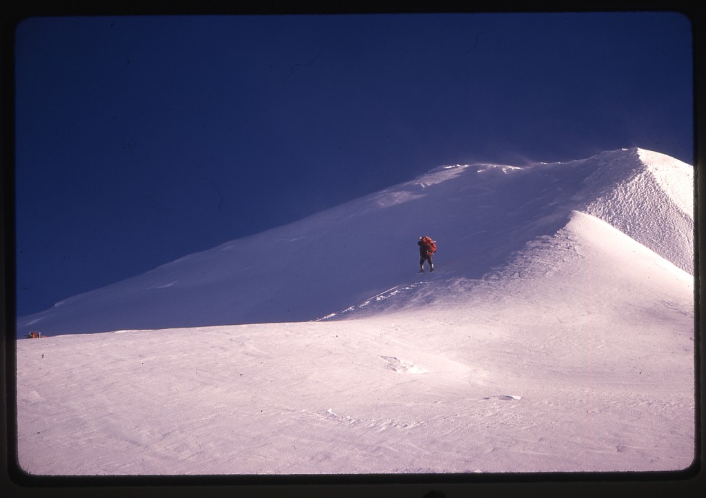 The summit climb