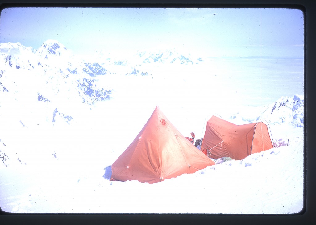Camp at Russell Col, at 12,300'