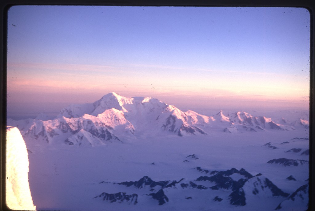 Mt. St. Elias as seen from the summit of Mt. Logan