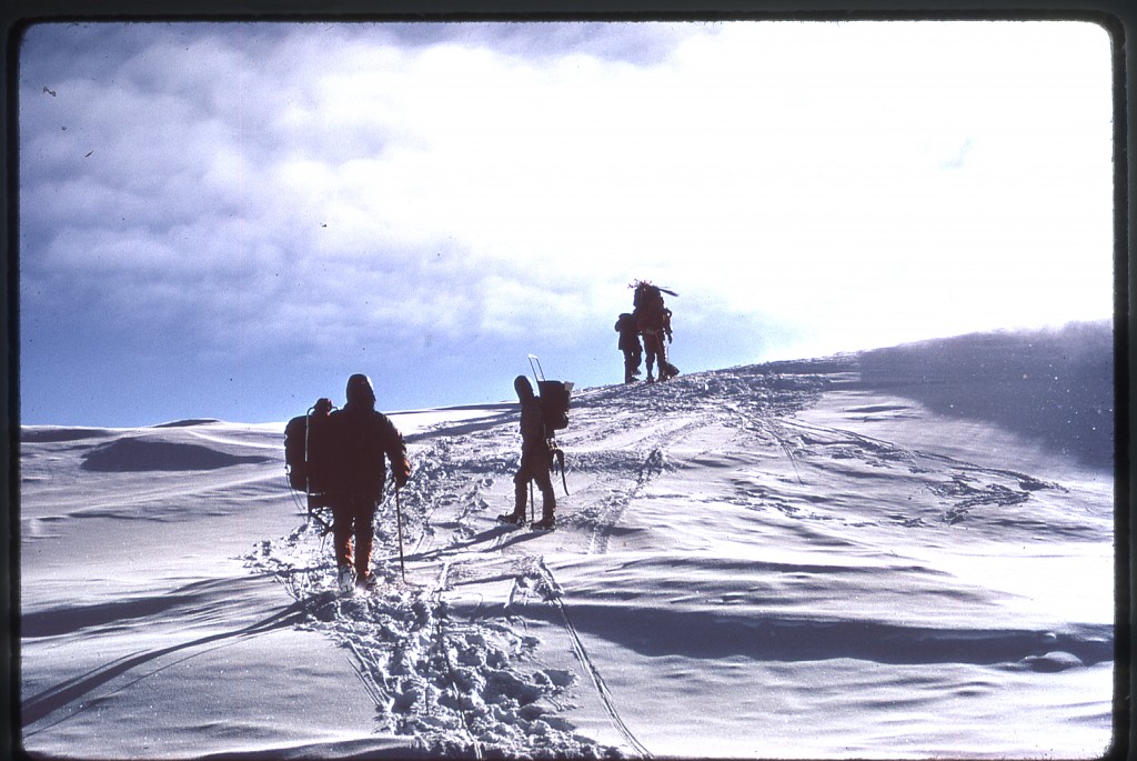 On the summit plateau of Mt. St. Elias