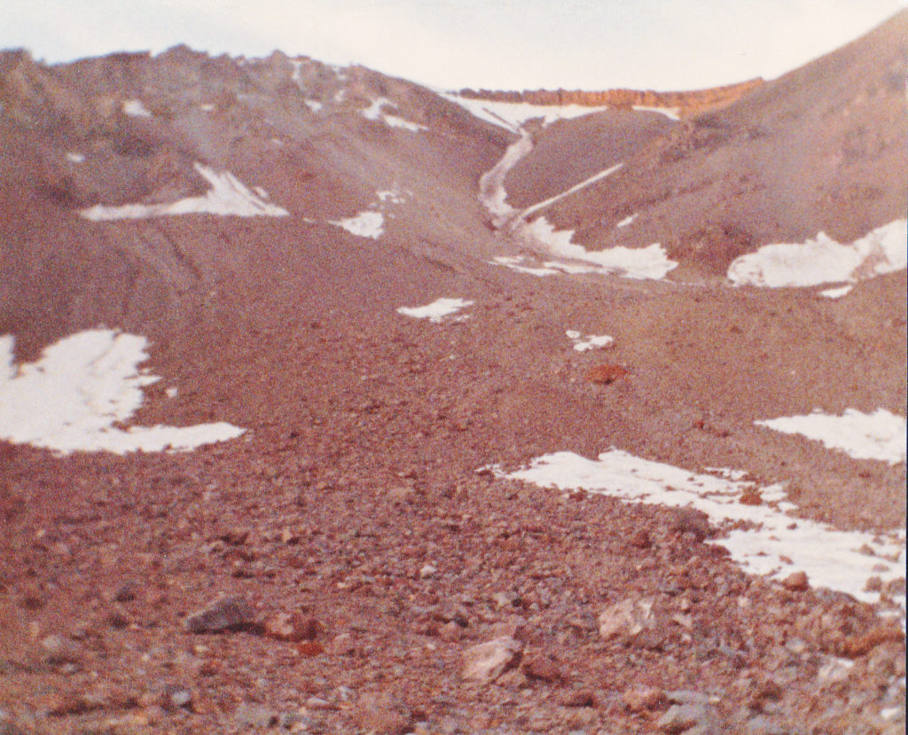 Looking up from Helen Lake