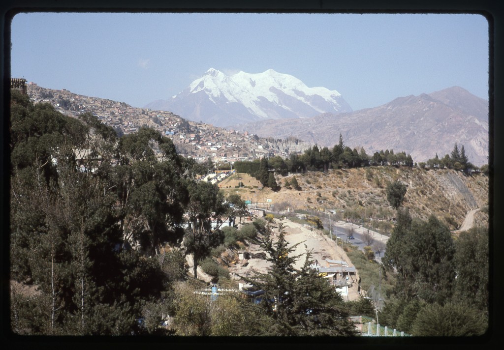 7-5-96 Illimani from La Paz #2