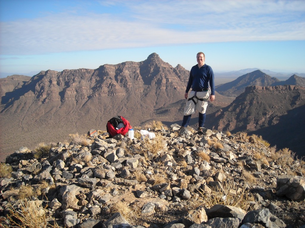 Andy on the summit