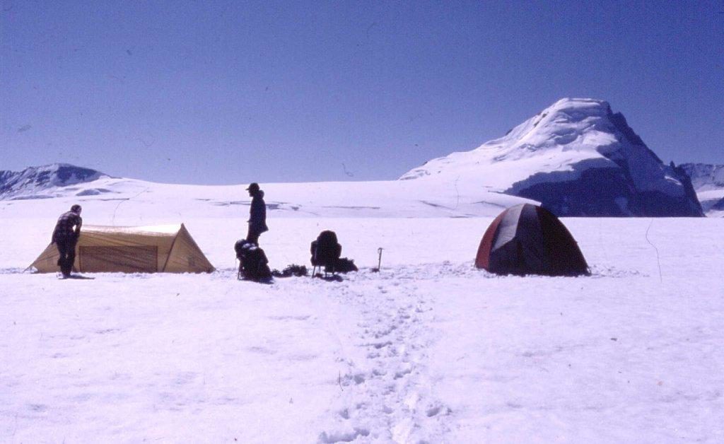 Looking west from our camp to Mt. Columbia