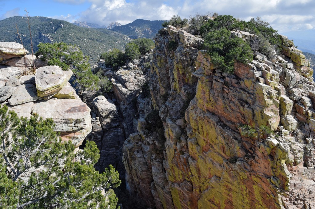 Looking over to the east (true) summit