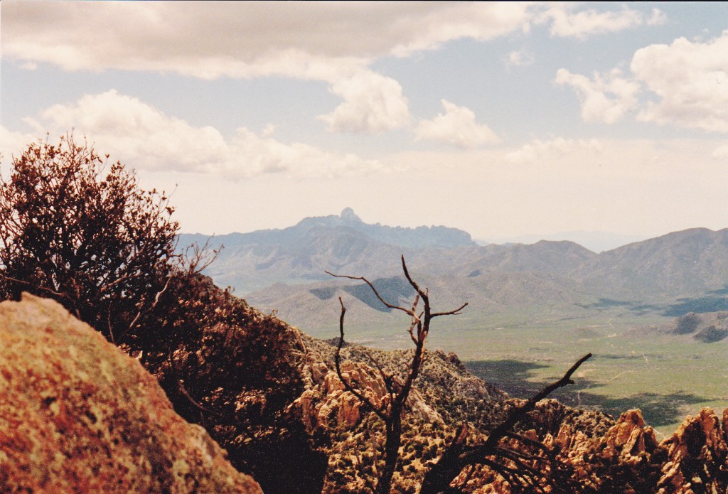 Looking south to Baboquivari Peak from the summit