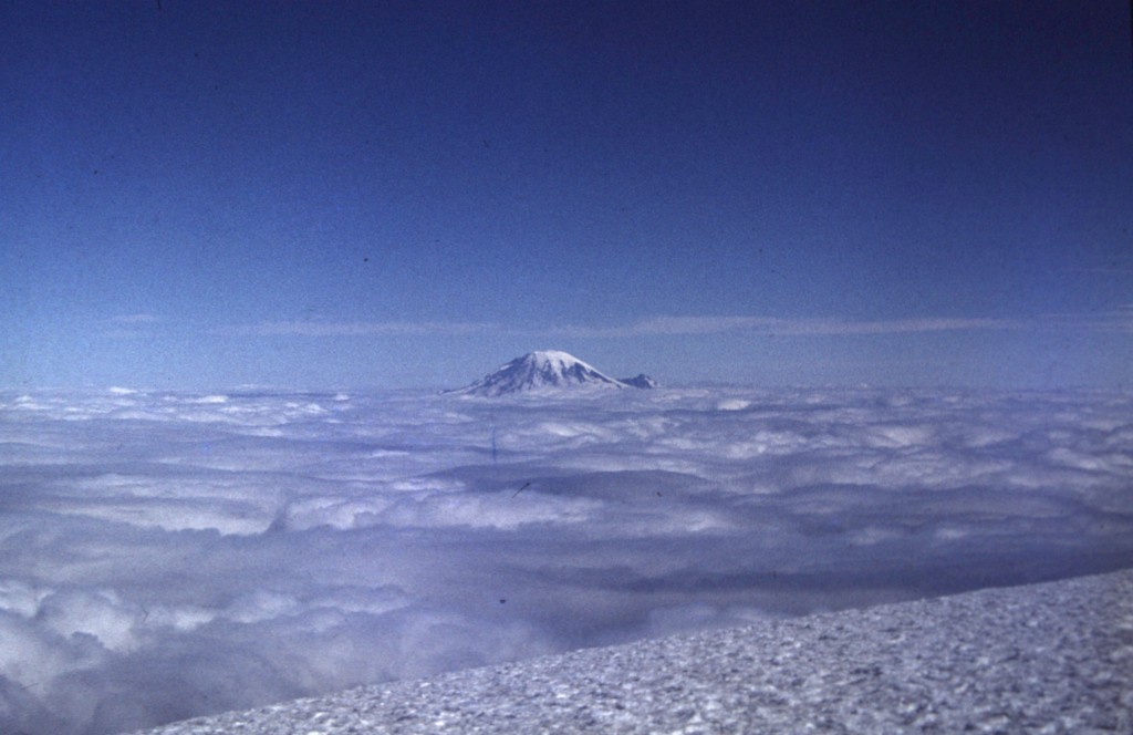 Mt. Rainier from the summit of Mt. Adams