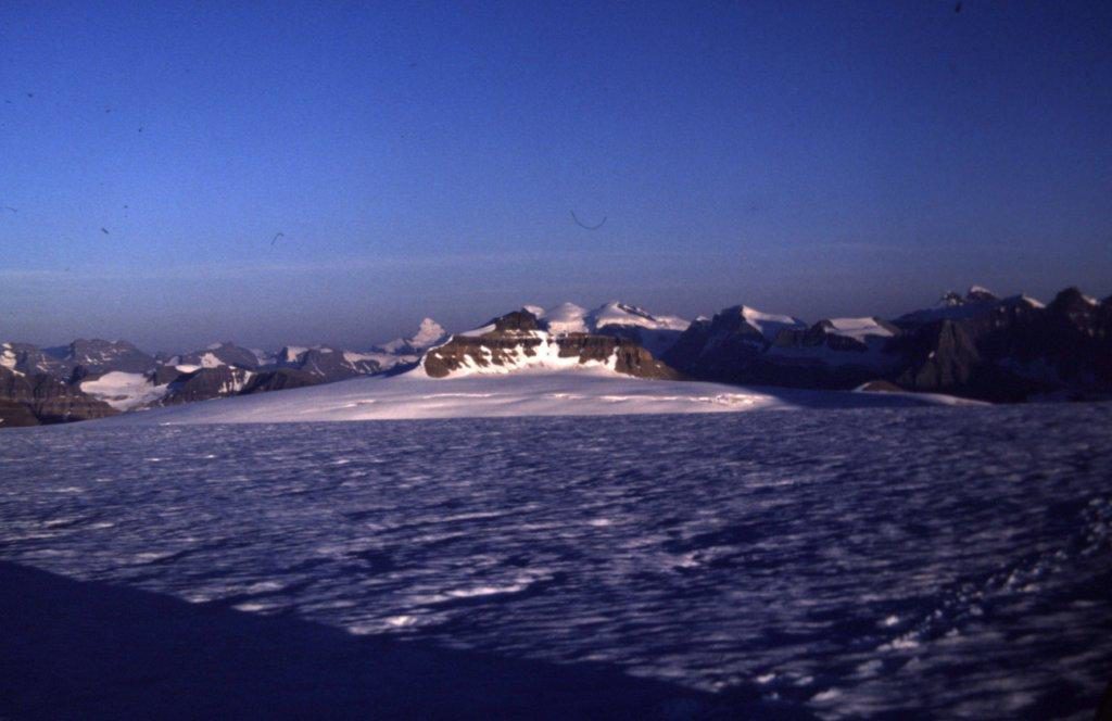 Mt. Castlegard from camp in the evening