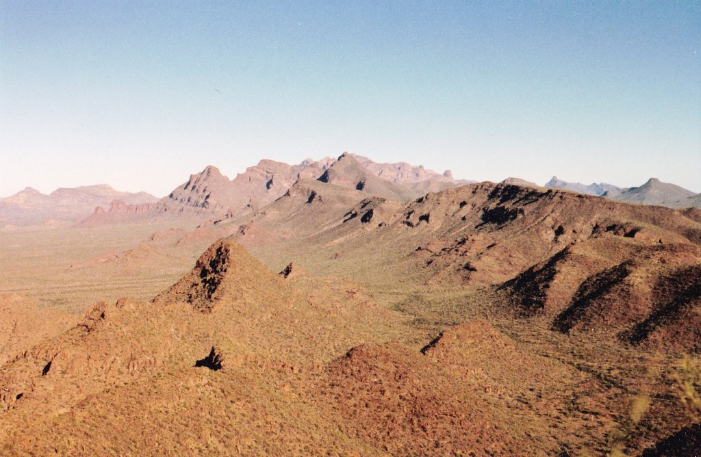 Northwest along the Ajo Range