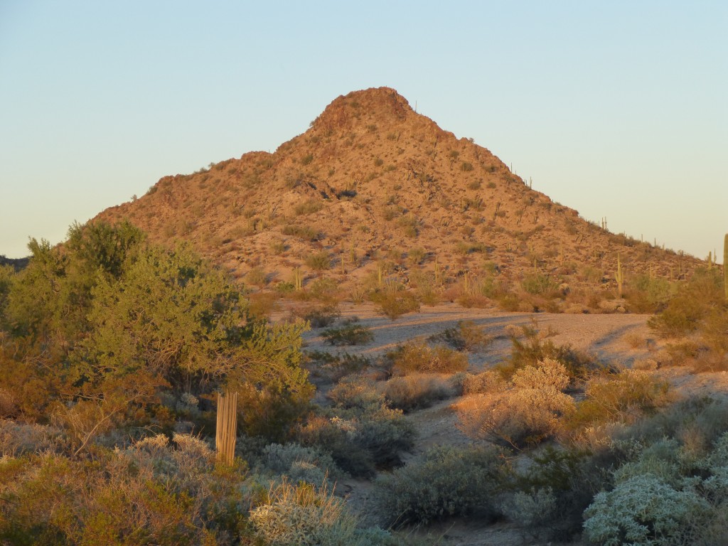 Looking northeast to  Peak 1329