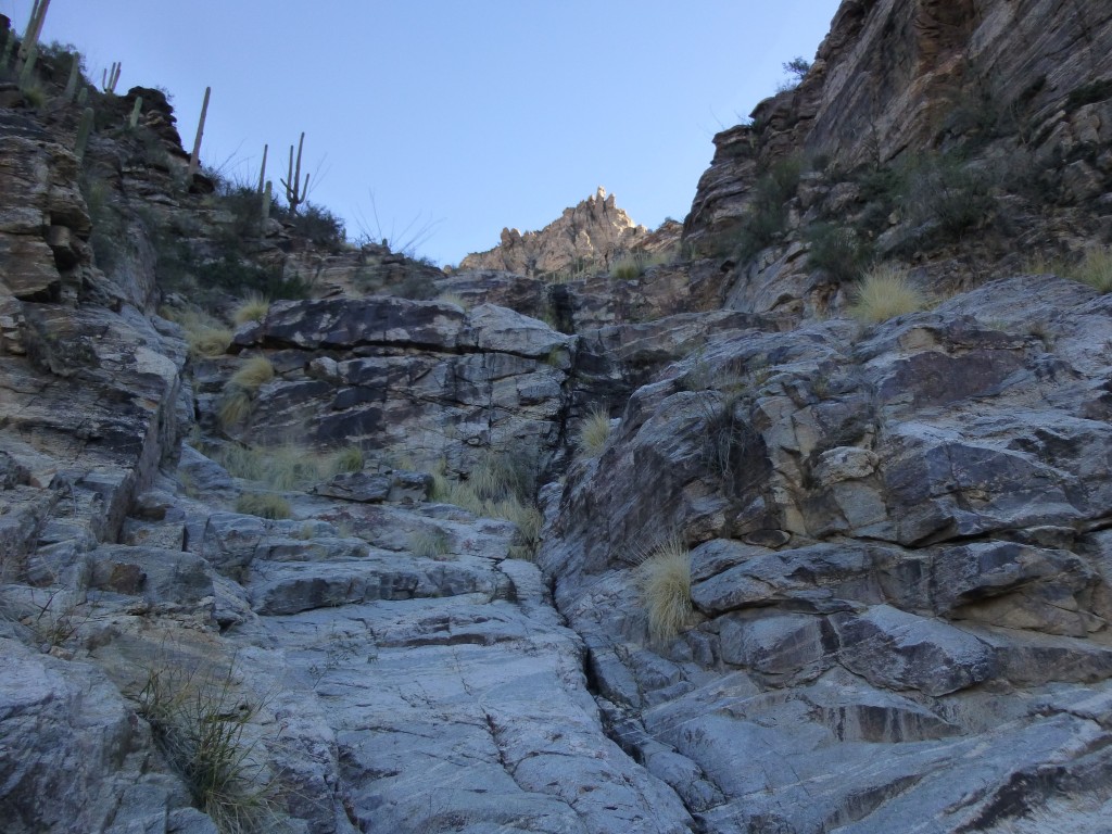 The steep canyon