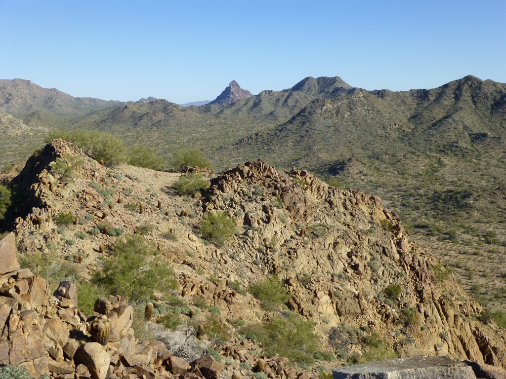 Looking southeast from the summit of Peak 2022