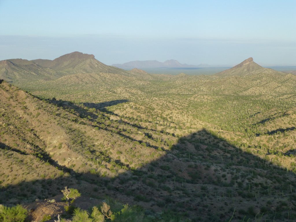 From the summit of Peak 2608, looking west to Slag and Jack in the Pulpit