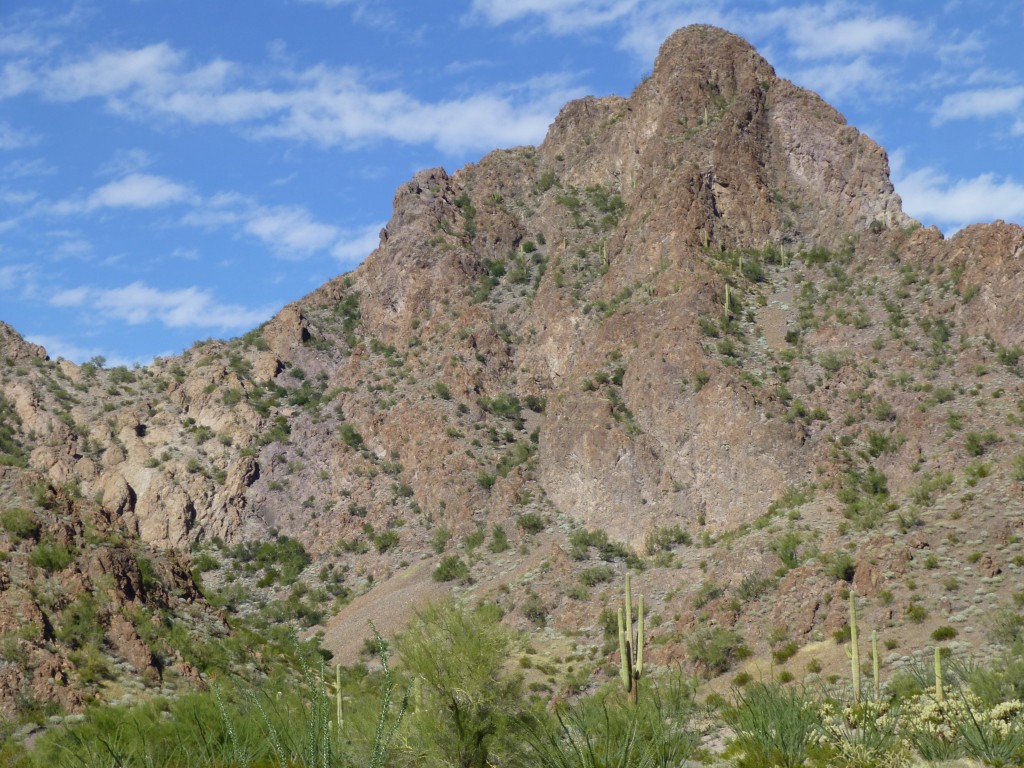 The south side of North Ajo Peak