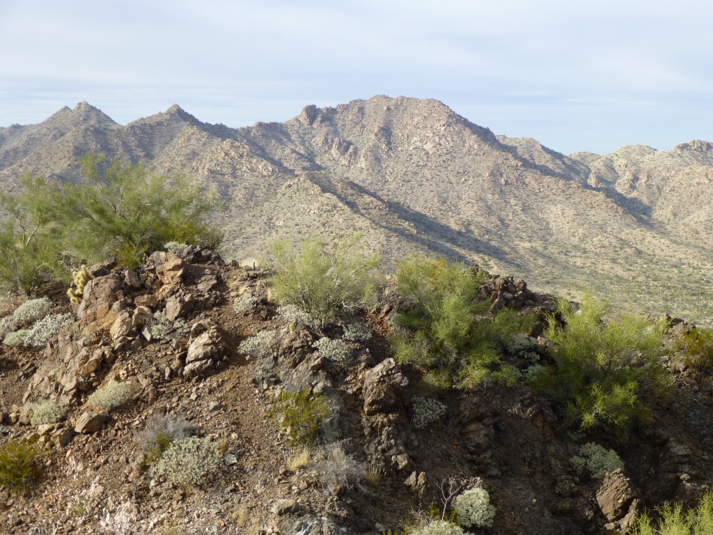 Looking northwest to Peak 2976