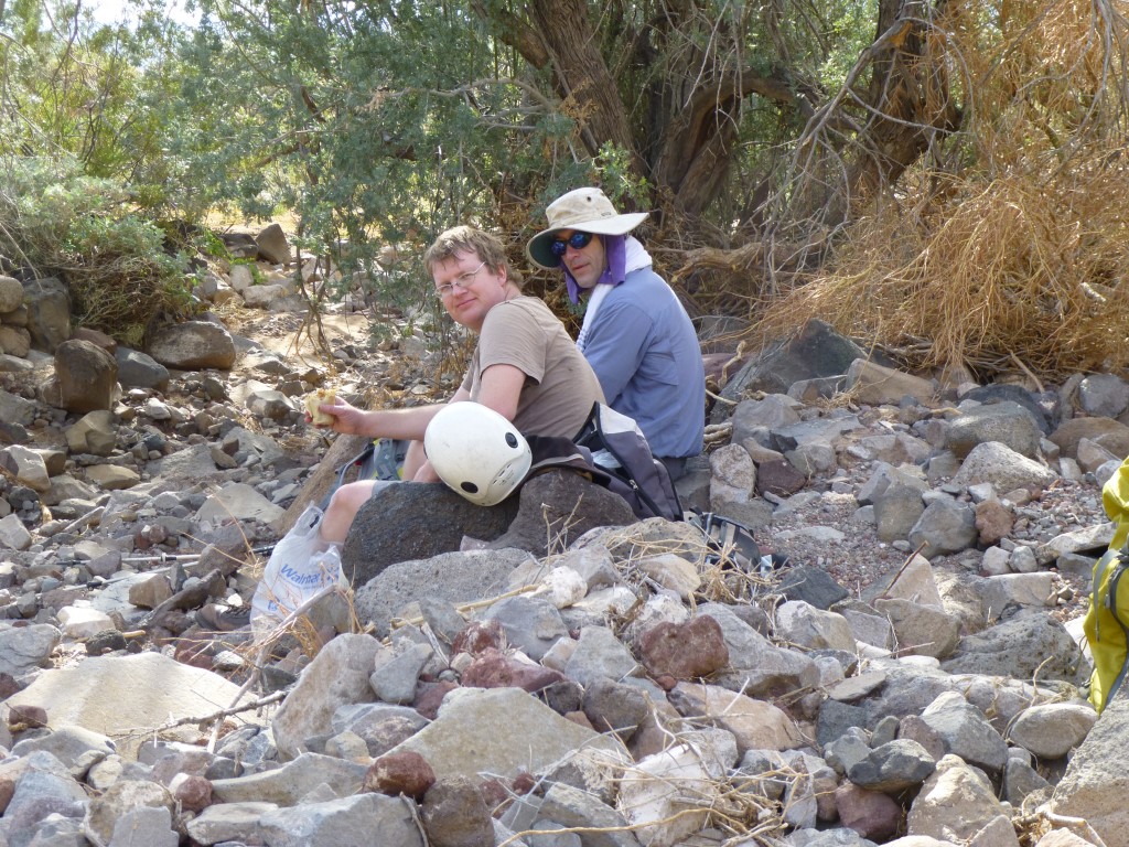 Lunch in the gully